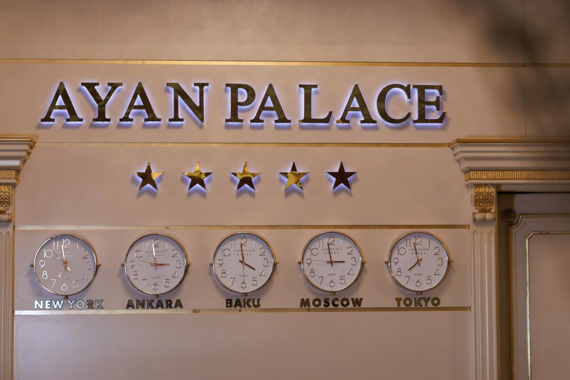 Ayan Palace Hotel Tovuz Eksteriør bilde
