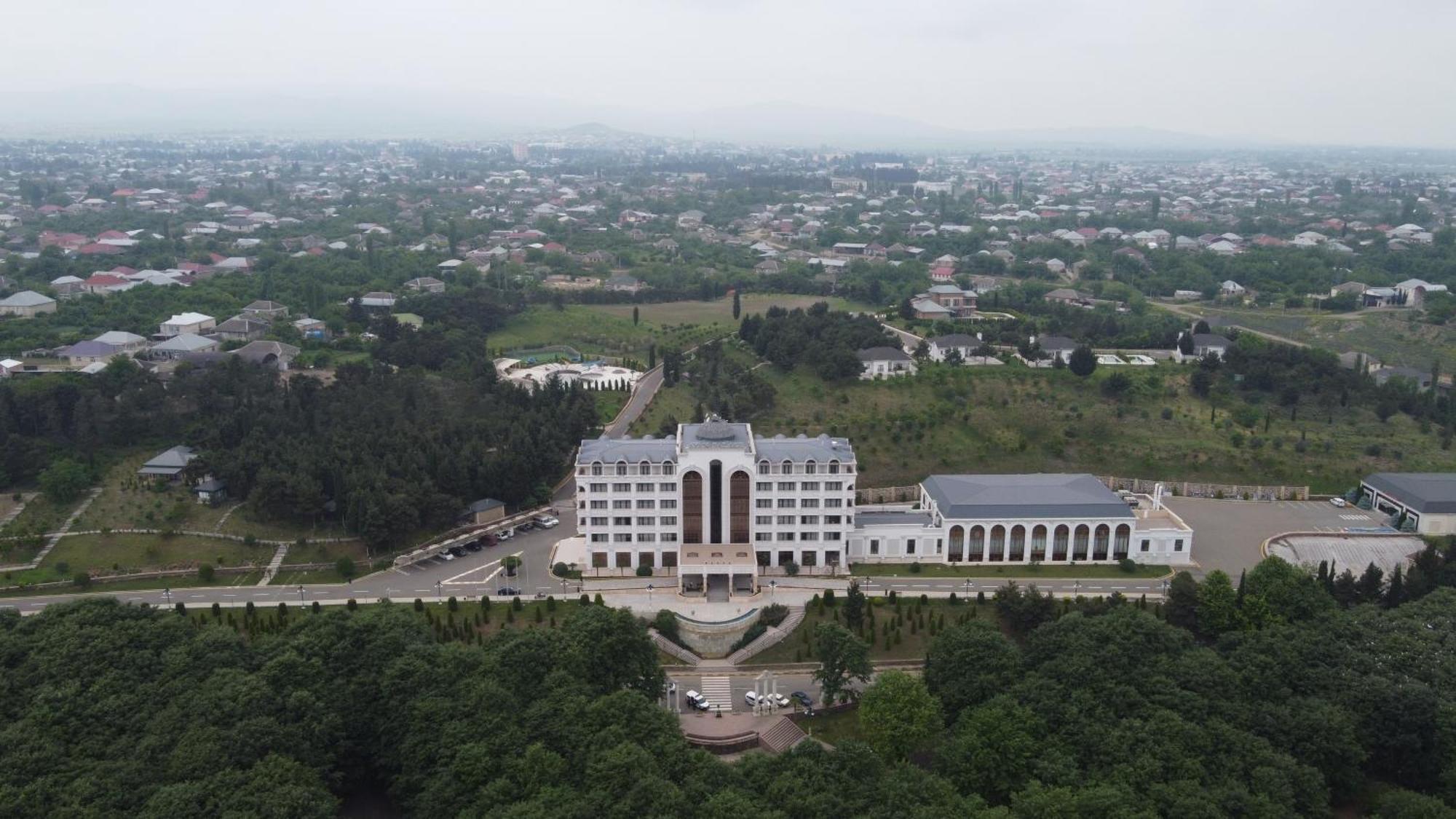 Ayan Palace Hotel Tovuz Eksteriør bilde