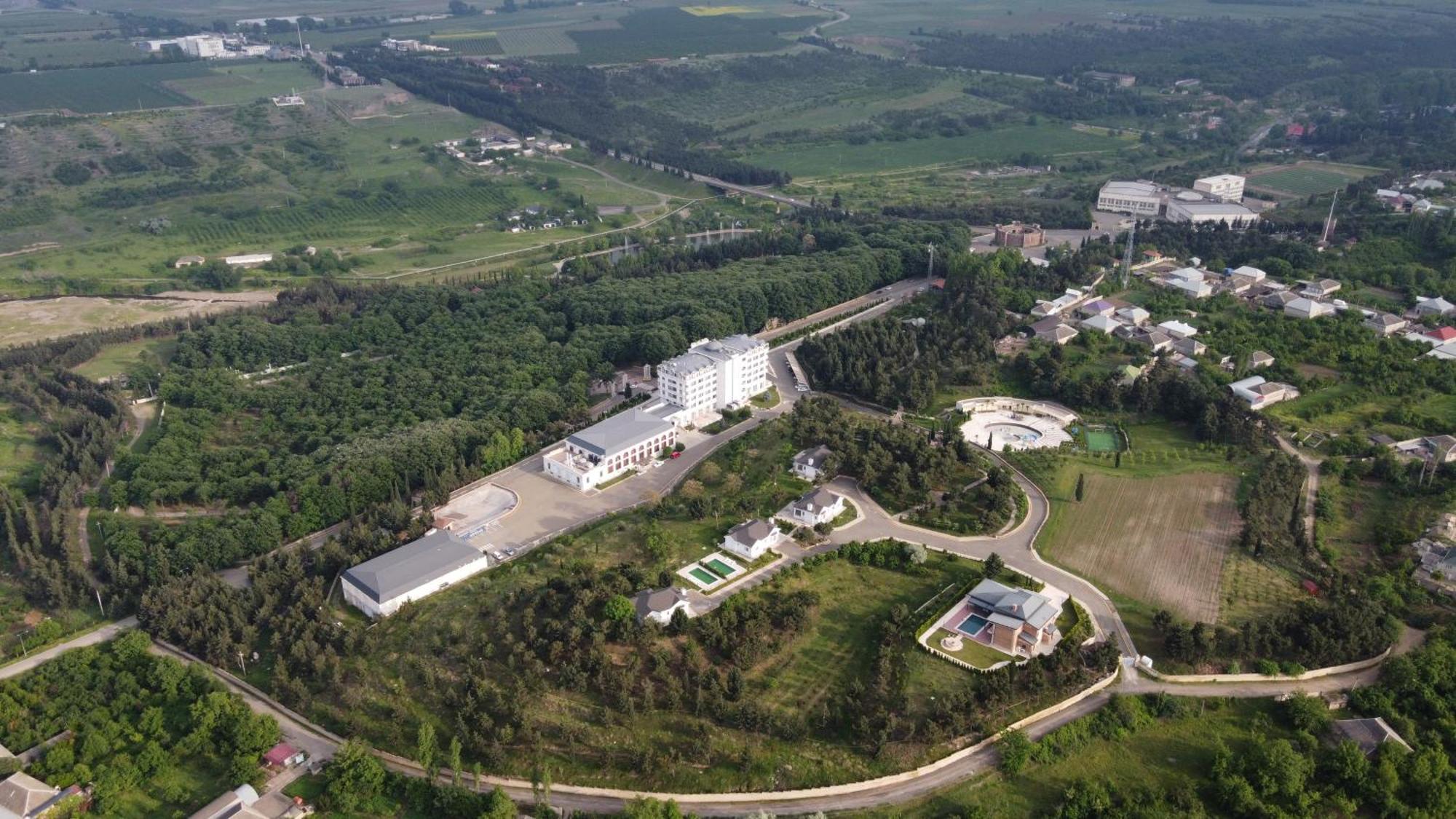 Ayan Palace Hotel Tovuz Eksteriør bilde