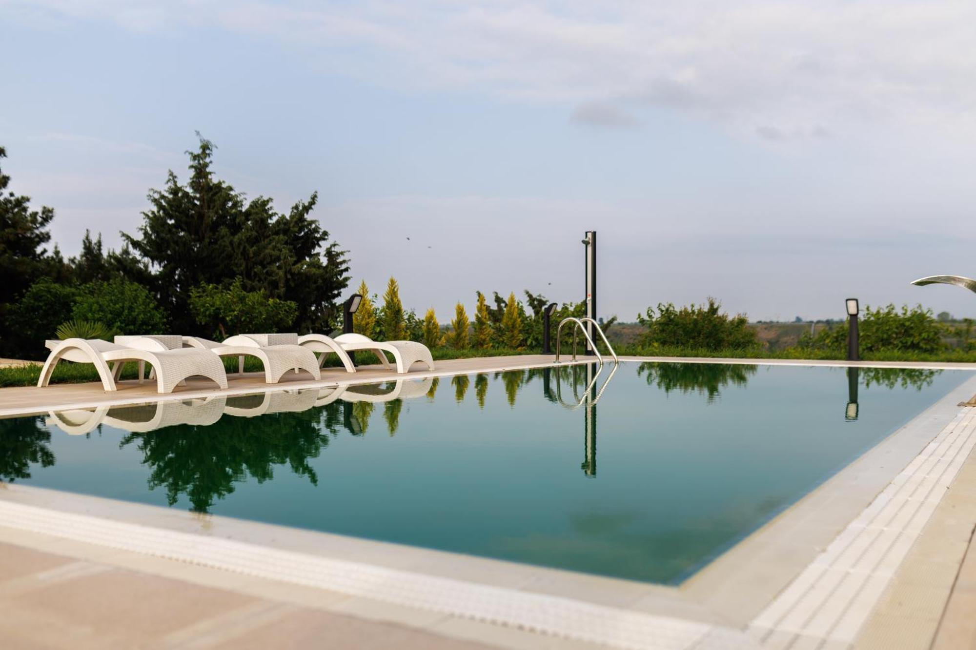 Ayan Palace Hotel Tovuz Eksteriør bilde